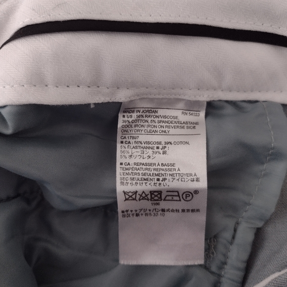 Banana Republic Light Blue Sloan Fit Slim Ankle Pants in Blue Graphite Size 2 - Picture 6 of 7